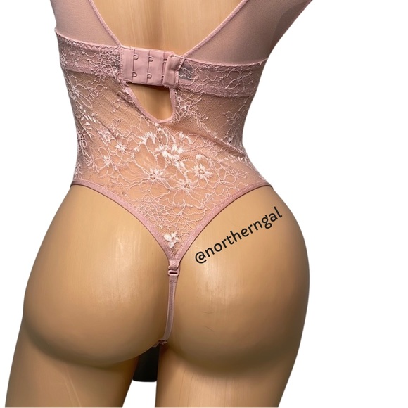 Victoria’s Secret Floral Lace And Mesh Bodysuit - Picture 13 of 17